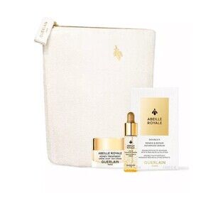 Guerlain skincare set of 3 plus bag